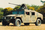 High Mobility Multipurpose Wheeled Vehicle (HMMWV или Humvee) — армейский вседорожник, на базе которого позже был сделан первый Hummer H1 
