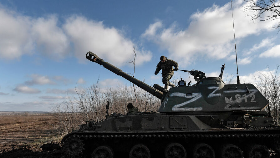 РИА Новости опубликовало кадры танковой дуэли в Донбассе