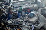Последствия авиаударов армии Израиля в Газе, 8 октября 2023 года