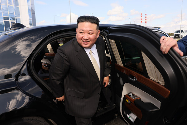 Лидер КНДР Ким Чен Ын на&nbsp;космодроме Восточный, 13&nbsp;сентября 2023&nbsp;года