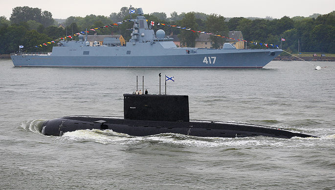 Дизель-электрическая подводная лодка «Выборг» проекта 877 «Палтус» и...