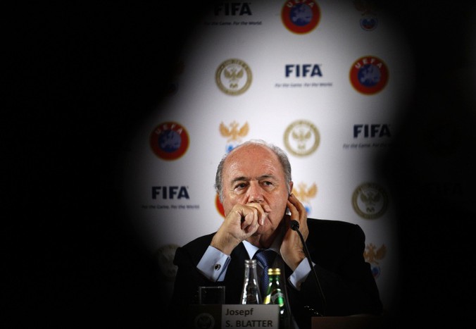 Небольшая панорама выступления президента ФИФА