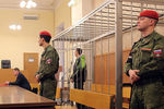 Один из трех подозреваемых в убийстве медсестер Александр Томский в Санкт-Петербургском гарнизонном военном суде