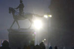 Памятник Г.К. Жукову на Манежной площади
