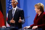 Совместная пресс-конференция президента Барака Обамы и канцлера Ангелы Меркель