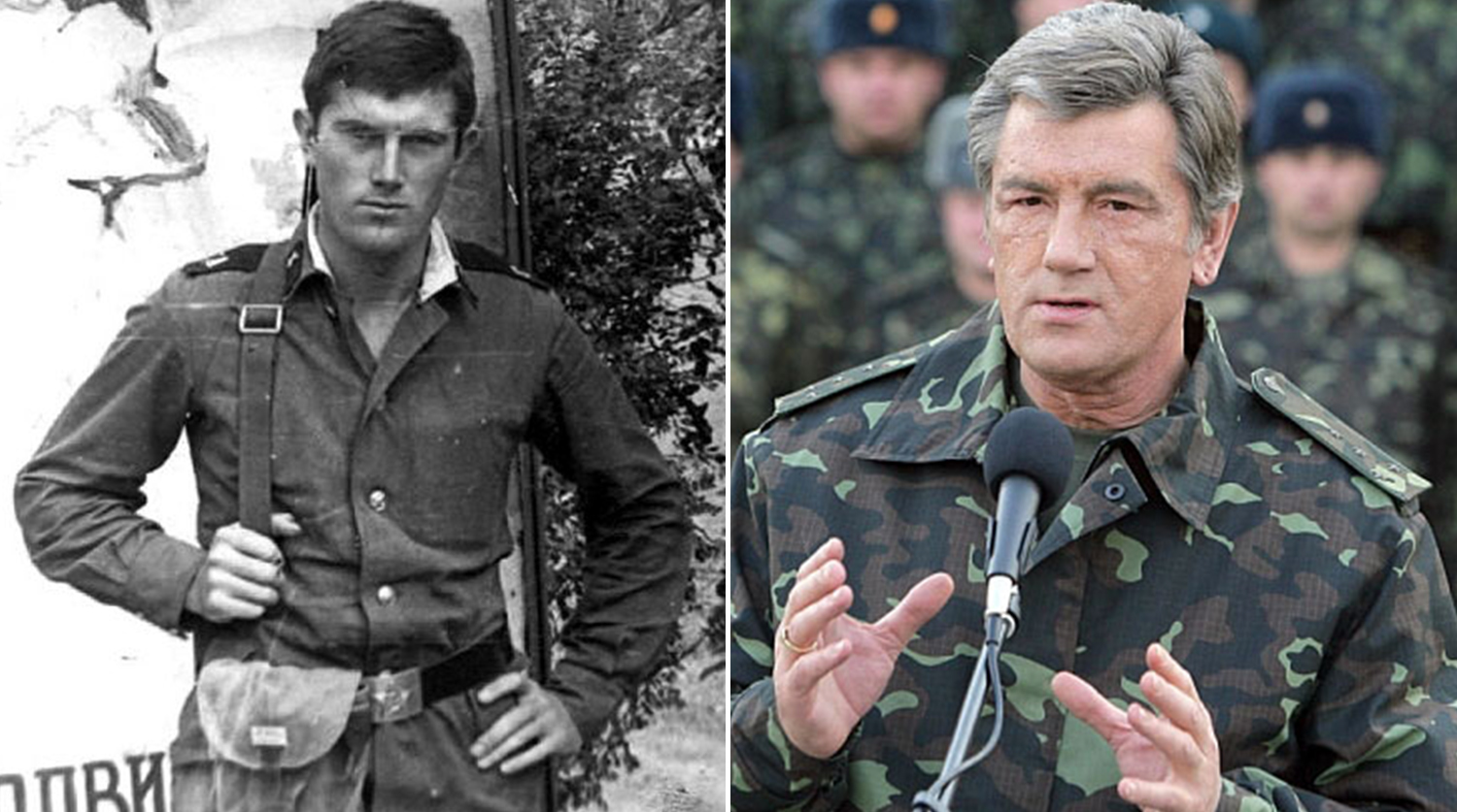 Виктор Ющенко в армии