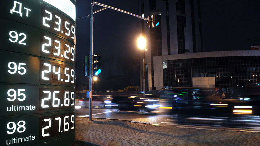Цены на&nbsp;бензин на&nbsp;АЗС в&nbsp;Москве, 2008 год