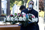 Похороны жертвы коронавируса COVID-19 в Бергамо, 16 марта 2020 года