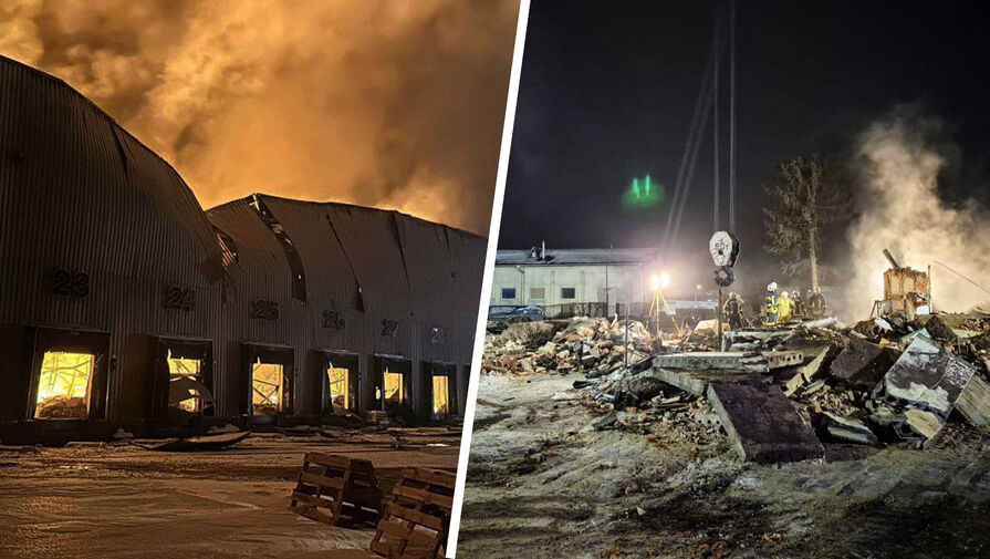 Склад кондитерской фабрики Порошенко почти уничтожен пожаром