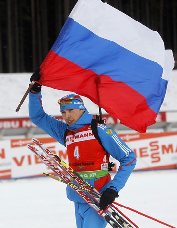 Шипулин, осознавая свое преимущество, мощно, но спокойно отработал до&nbsp;конца гонки и победно финишировал с&nbsp;российским флагом.