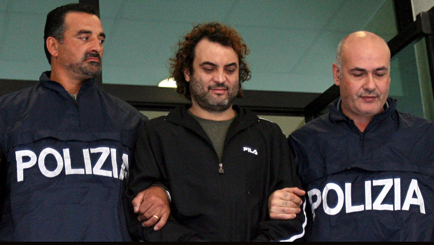 Антонио Пелле после ареста в 2008 году