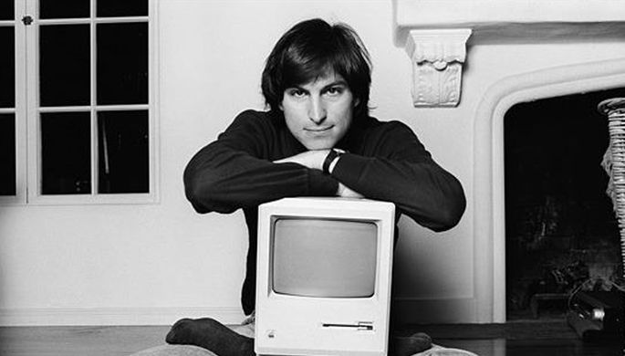 Презентация Macintosh, которую Джобс провел 24 января 1984 года в Университете Де Анза на ежегодном...