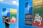 Во время подготовки к саммиту НАТО в Вильнюсе, 10 июля 2023 года