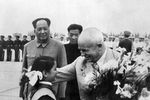 Мао Дзедун и Никита Хрущев, 1958 год