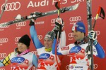 Серебряный призер канадец Бенжамин Томсен, триумфатор швейцарец Беата Фойца и третий призер француз Адриен Тео