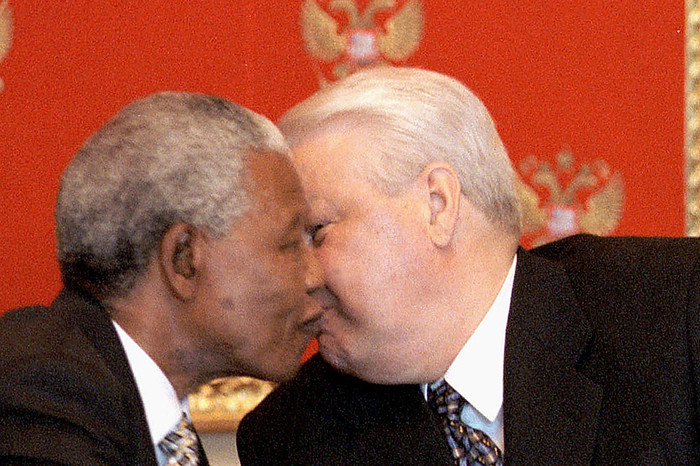 Нельсон Мандела и Борис Ельцин. 1999&nbsp;год