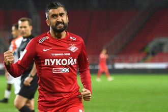 Нападающий «Спартака» Александр Самедов