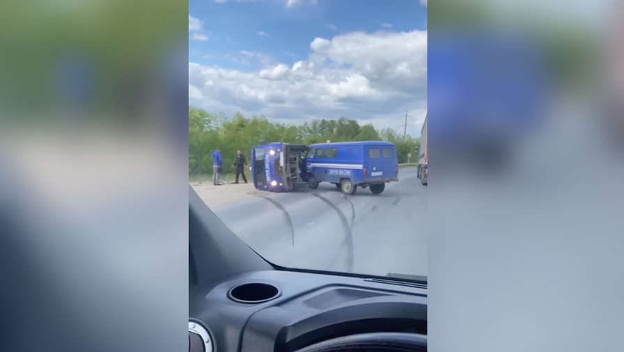 Под Липецком две почтовые буханки попали в ДТП