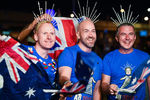 Болельщики из Австралии перед началом выступлений артистов в первом полуфинале международного конкурса «Евровидение-2019», 14 мая 2019 года