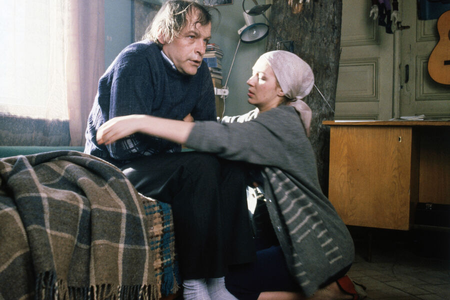 Актеры Татьяна Лютаева и Геннадий Шкуратов (1949&ndash;2007) в&nbsp;фильме Татьяны Логиновой по&nbsp;сценарию Виктории Токаревой &laquo;Хэппи-энд&raquo;, 1991&nbsp;год 