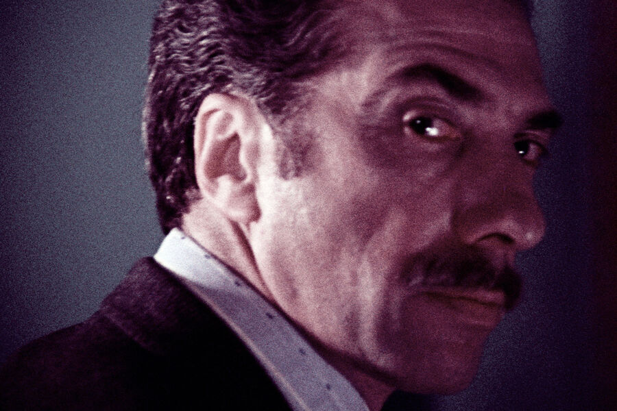 <b>Сергей Юрский в&nbsp;фильме «Ищите женщину» (1982). </b><br><br>
В&nbsp;детективной комедии «Ищите женщину», созданной на&nbsp;основе французской пьесы Робера Тома «Попугаиха и цыпленок» (которая, в&nbsp;свою очередь, стала адаптацией произведения «Миссис Пайпер ведет следствие» британского драматурга Джека Поплуэлла), Юрский сыграл холодного и расчетливого владельца нотариальной конторы — мэтра Роше. По&nbsp;воспоминаниям оператора Михаила Аграновича, Сергей Юрьевич был почти что автором этой роли. Режиссер Алла Сурикова практически не вмешивалась в&nbsp;работу актера, давая ему возможность импровизировать. Впоследствии Сурикова так писала об артисте: «Талант и интеллект в&nbsp;одном флаконе для&nbsp;актера вовсе не обязательны. Но если они соединяются вместе, то получается Сергей Юрский». 