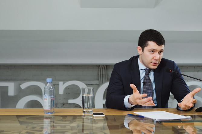 Губернатор Калининградской области Антон Алиханов в редакции «Газеты.Ru»