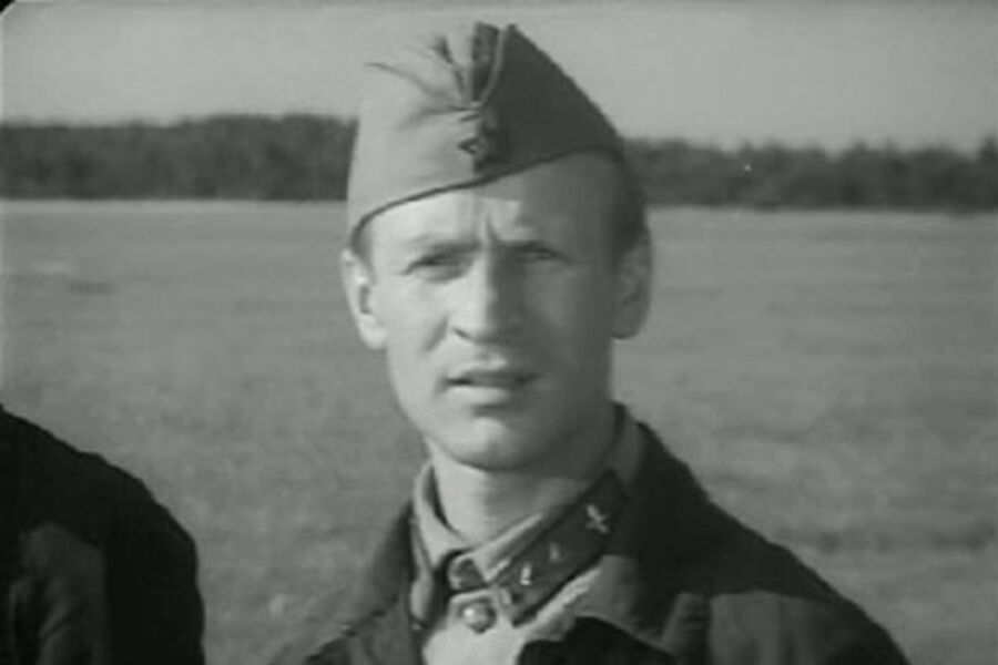 Актер Иван Краско в&nbsp;фильме &laquo;Балтийское небо&raquo; (1961)
