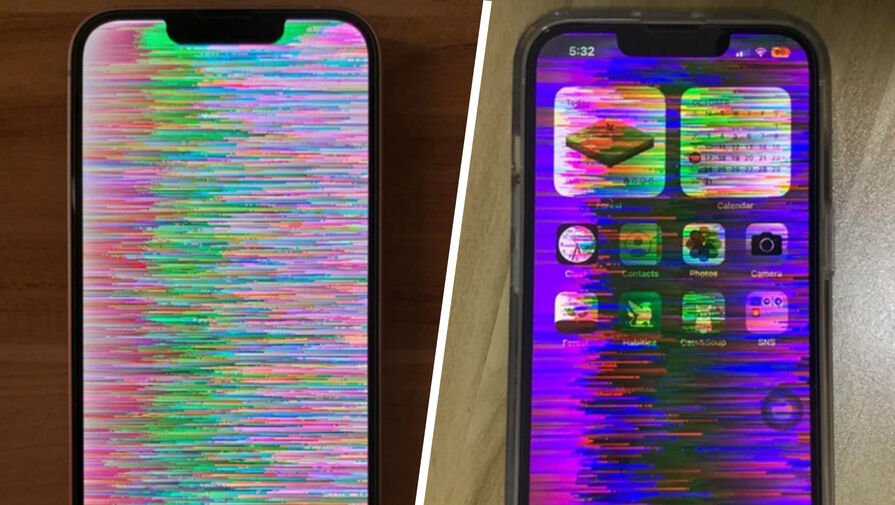 Обновление до iOS 16.0.3 ломает экраны в iPhone