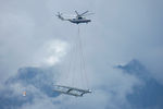 Транспортировка спортивного катамарана Alinghi 5 с места постройки в Швейцарии при помощи транспортного вертолета Ми-26, 2009 год