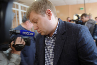 Александр Шарый в Никулинском суде Москвы, 23 мая 2017 года