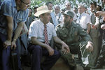 Генеральный секретарь ЦК КПСС Леонид Ильич Брежнев и Первый секретарь ЦК компартии Кубы Фидель Кастро, Куба, 1974 год