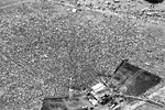 Вид с вертолёта на музыкальный фестиваль Woodstock, 1969 год