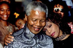 Нельсон Мандела и Уитни Хьюстон. 1994 год