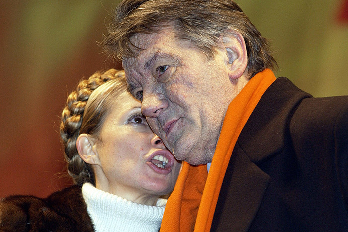 Юлия Тимошенко и Виктор Ющенко 