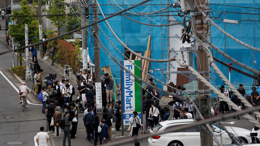 На&nbsp;месте нападения на&nbsp;школьников в&nbsp;городе Кавасаки, Япония, 28 мая 2019 года