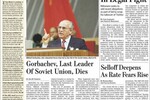 «Горбачев, последний лидер Советского Союза, умер»