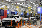 Производство электрического Hummer на заводе General Motors
