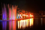 Музыкальные фонтаны «Грозненское море» на Чернореченском водохранилище в Грозном