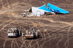 На месте крушения российского самолета Airbus A321 в Египте, в результате которого погибли 217 пассажиров и семь членов экипажа
