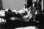 Рихард Зорге в одном из кенигсбергских госпиталей после третьего тяжелого ранения, 1917 год