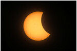 Процесс полного солнечного затмения в Масатлане, Мексика, 8 апреля 2024 года