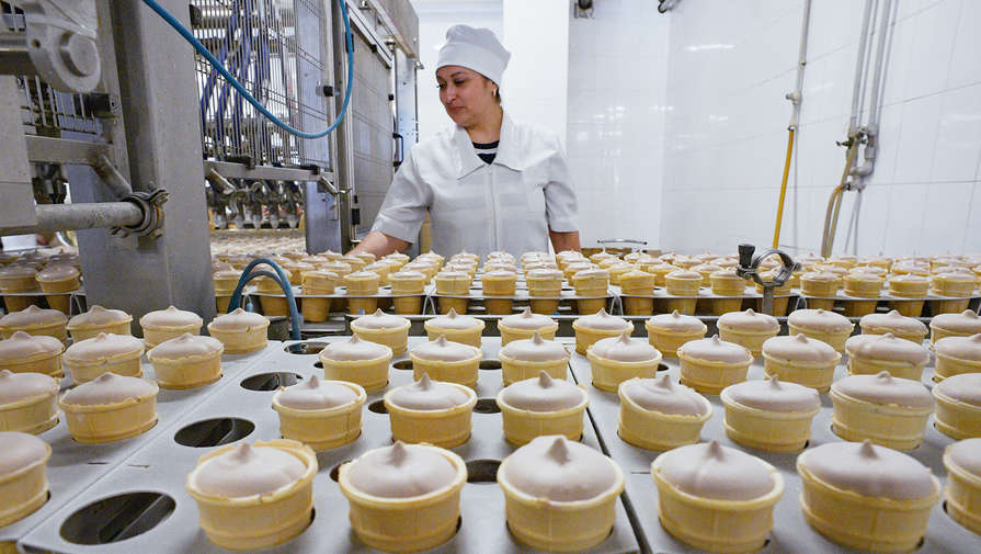 В Вологодской области запустили новую линию производства мороженого