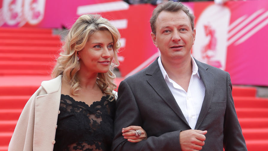 Актер Марат Башаров и его жена Екатерина Архарова, 2014 год