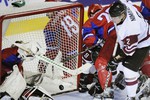Латвийские хоккеисты не смогли поразить ворота Андрея Василевского