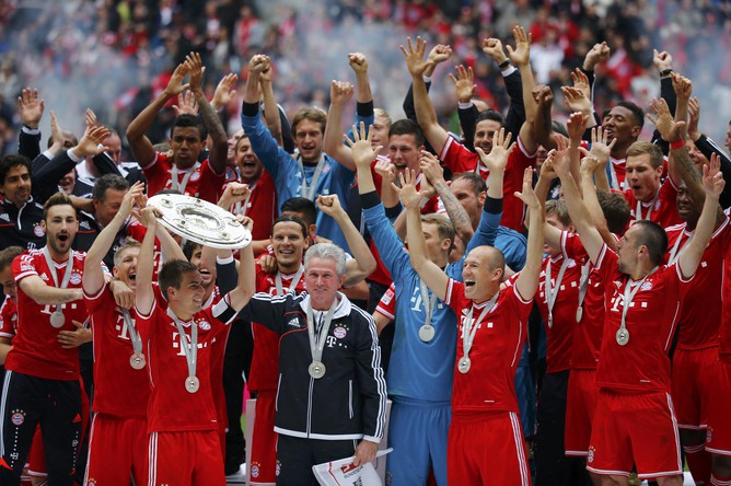 «Бавария» празднует 23 чемпионство
