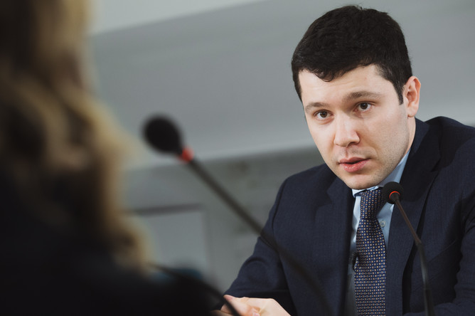 Губернатор Калининградской области Антон Алиханов в редакции «Газеты.Ru»
