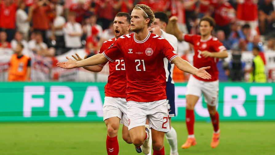 Кейн забил первый мяч на Евро, но Дания сравняла счет голом-шедевром. LIVE