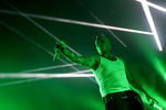 Вокалист The Prodigy Кит Флинт во время выступления в клубе Stadium Live в Москве
