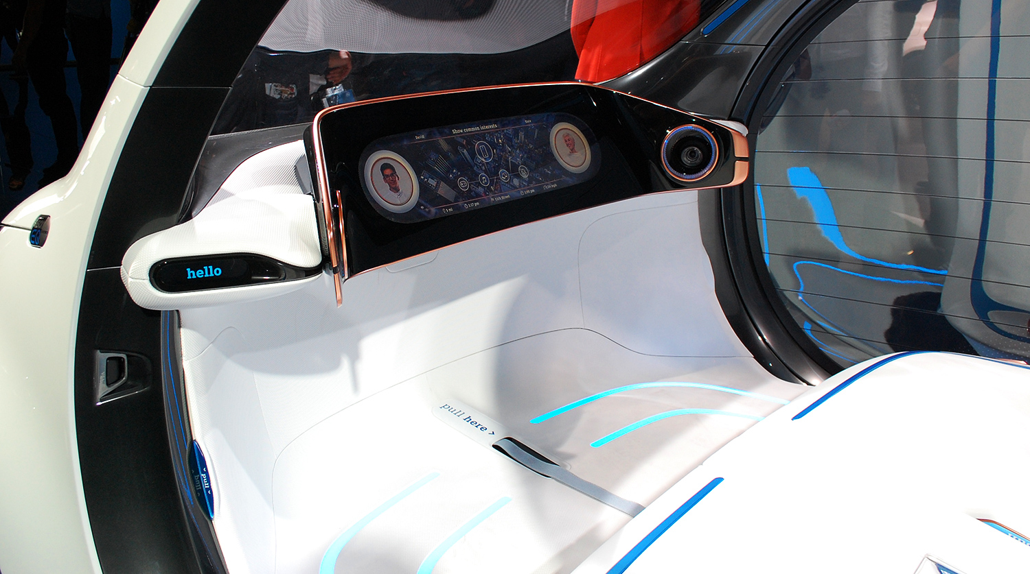 Интерьер Smart Vision EQ ForTwo Concept