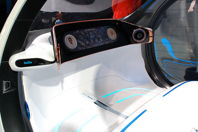 Интерьер Smart Vision EQ ForTwo Concept
